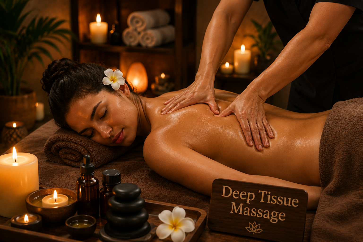 Deep Tissue Massage at Ocean Spa